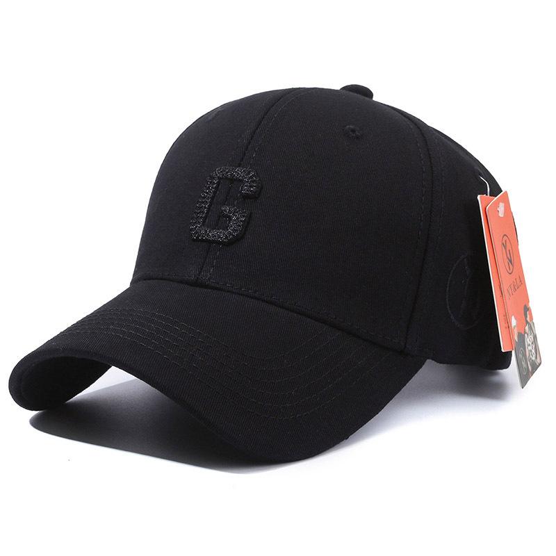 Sunshade sunscreen fashionable versatile men's and women's big head circumference hard top baseball cap cap