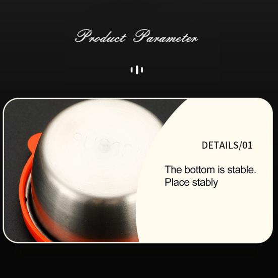 6Pcs Sauce Cups with Easy Open Colorful Lids Leak-Proof 40ml Salad Dressing Containers Stainless Steel Snack Cups