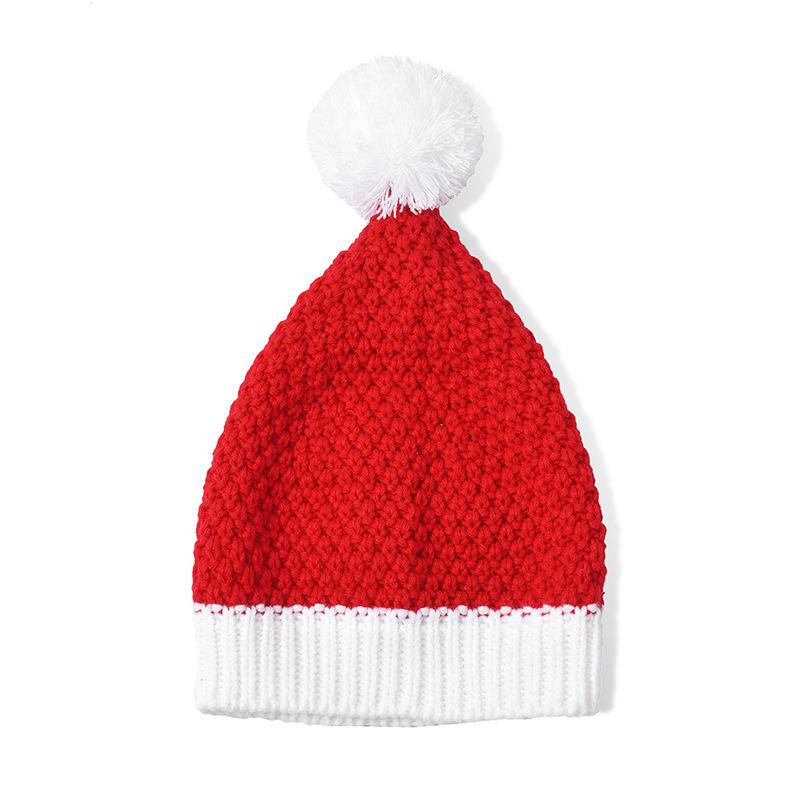 Autumn and winter warm Christmas knitted woolen hat Halloween creative gift Christmas hat