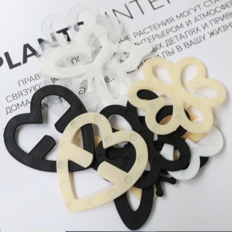 

Бретелька для бюстгальтера в форме сердца с цветком-бабочкой, противоскользящая пряжка Butterfly