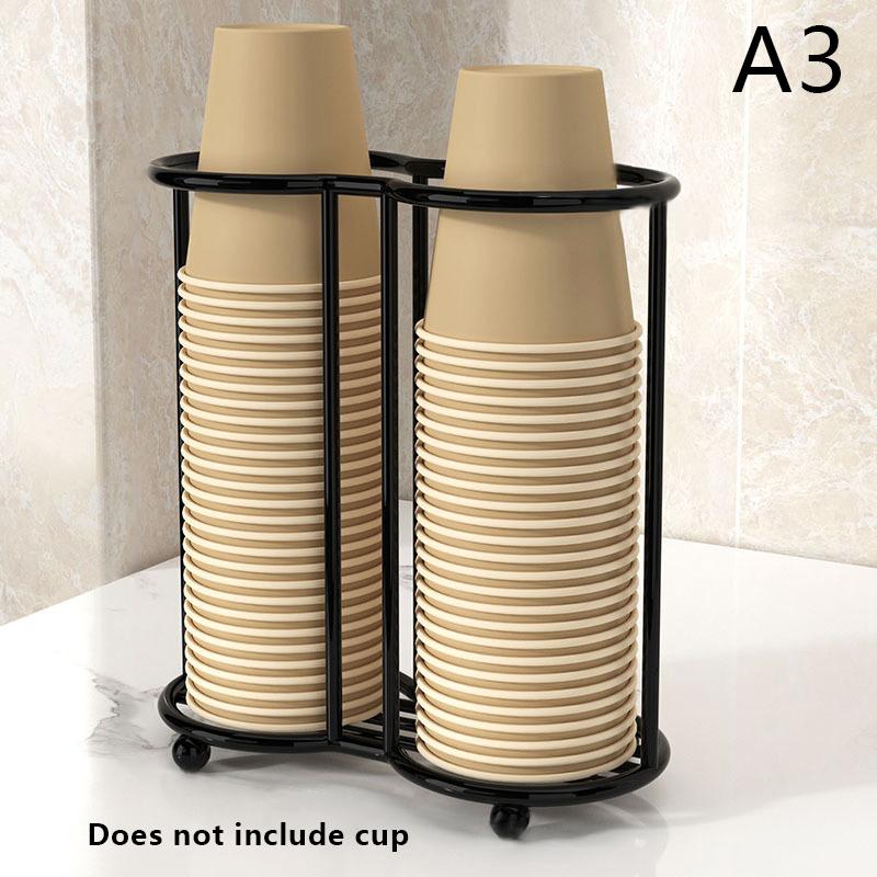 Hjem Multifunksjonell Skrivebordspapirkoppholder, Kjøkken Engangspapirkoppholder, Kaffekoppholder Oppbevaringsstativ