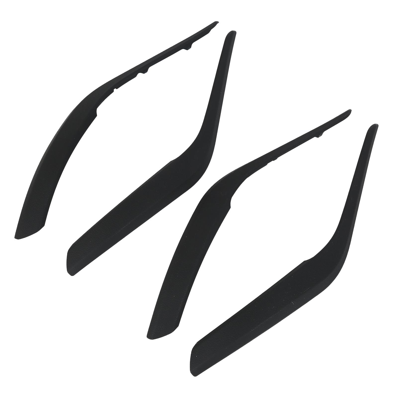 

4pcs Inner Door Armrest Handle Trims Covers Decoration Replacement for X1 E84 2010 2016Matte Black