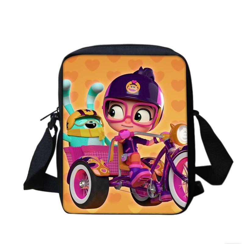 Abby Hatcher shoulder bag new small and large capacity versatile cartoon print student boy or girl best birthday gift for school