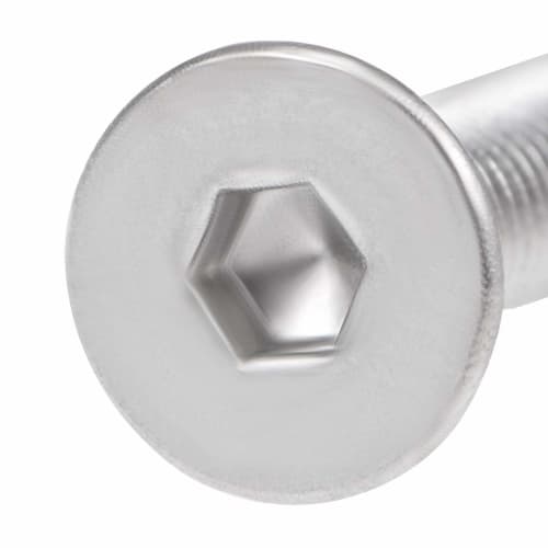 uxcell Flat Head Machine Screws, Internal Hex Socket Screws, 304 Stainless Steel Fastener Bolts, M3x8mm, 40pcs