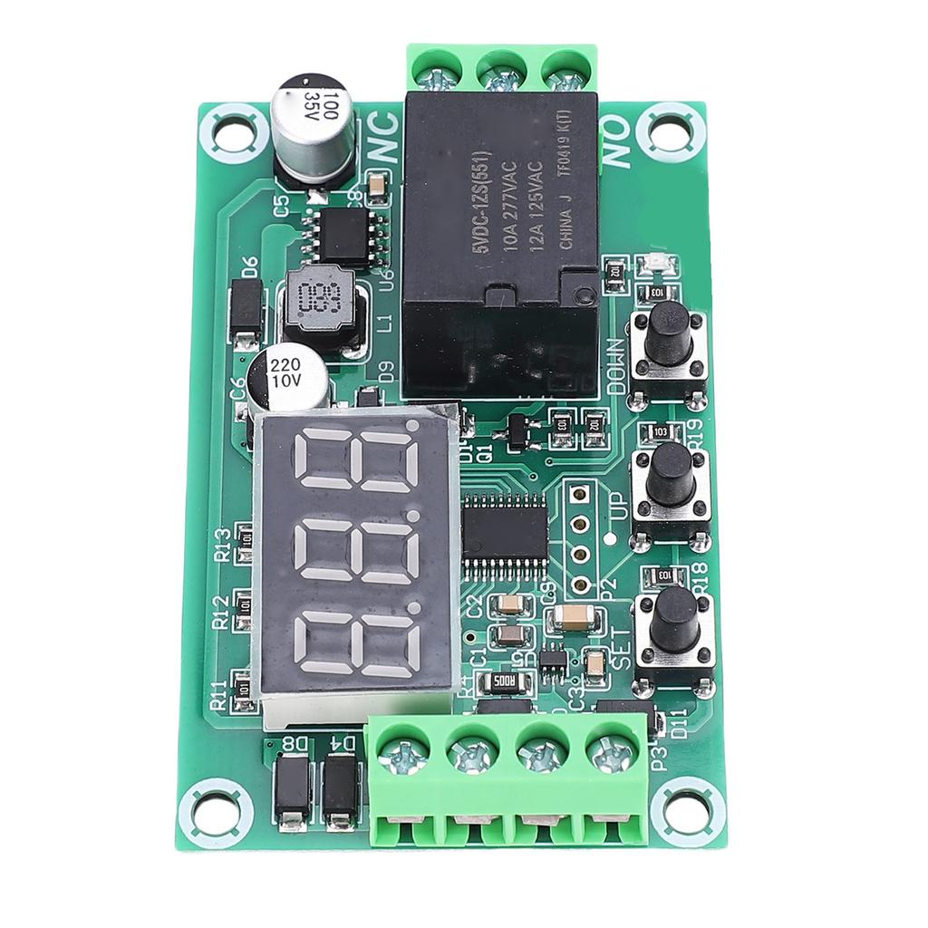 Stromsensor Modul Detektor 0 10A Echtzeit Digitalanzeige Genaues DC Stromerkennungsmodul Relais