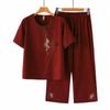 YUZHAOLIN Women's Embroidered Summer Two-Piece Set