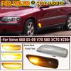 2x For Volvo XC90 S80 XC70 V70 S60 2001- 2009 LED Dynamic Turn Signal Light Side Marker Sequential Lamp Blinker Indicator