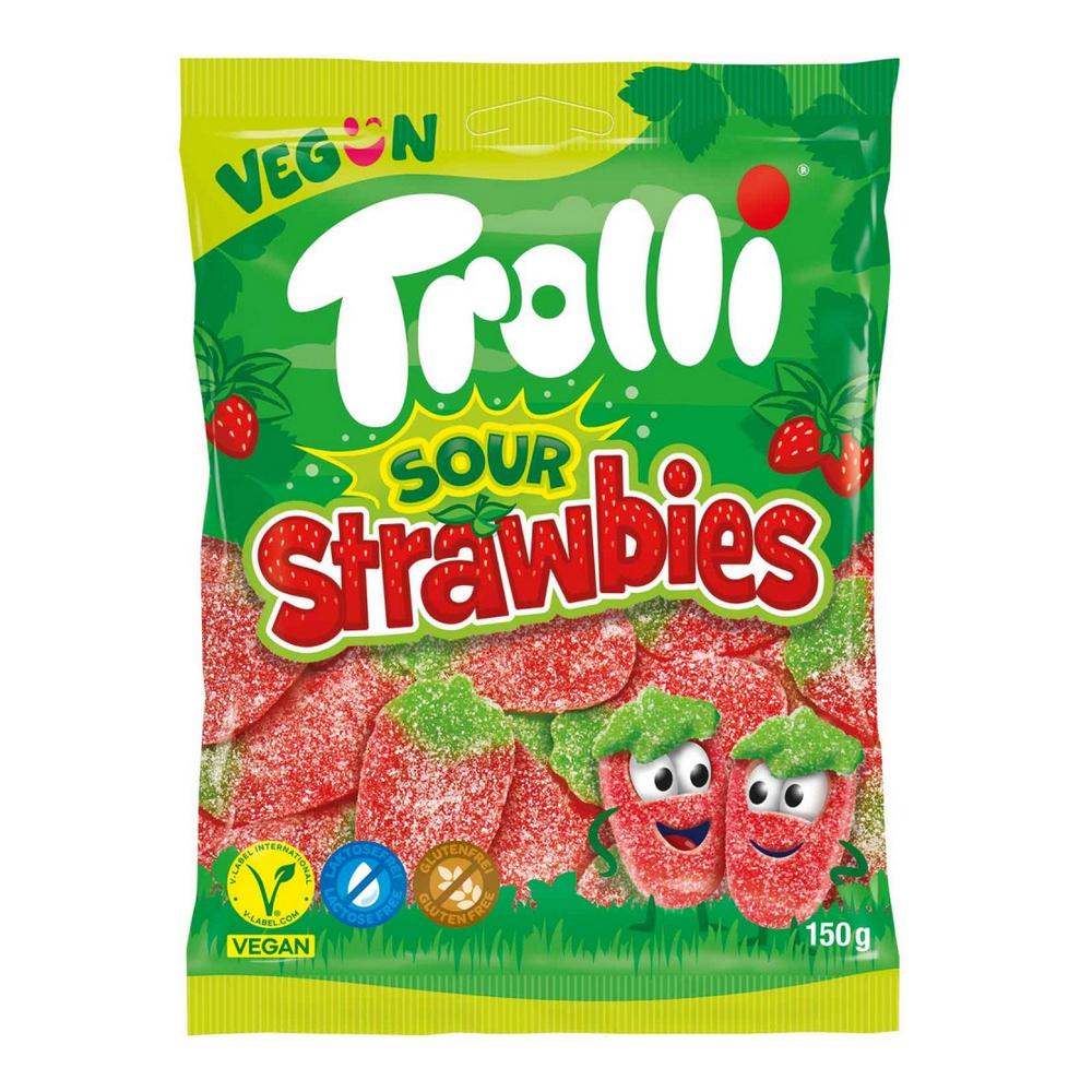 Trolli Sour Strawberry Jelly 150G