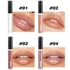 Pearl Fine Flash Lip Glaze Langanhaltender feuchtigkeitsspendender Lipgloss Flüssiger Lippenstift Transparentes Lippenöl Lippen-Make-up Damenkosmetik