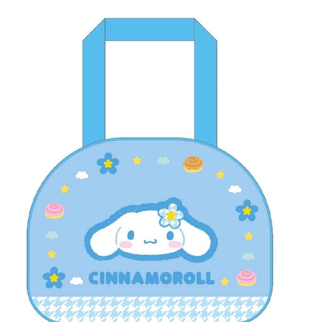 K Company Sanrio Characters Kids Vinyl Boston Bag, Cinnamoroll, CKB2-CN, H21 X W27.5 X D10.6cm