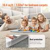 Non Slip Rug Pad Gripper 60.2 x 96 in Carpet Mat 0.24" Thick for Floor
