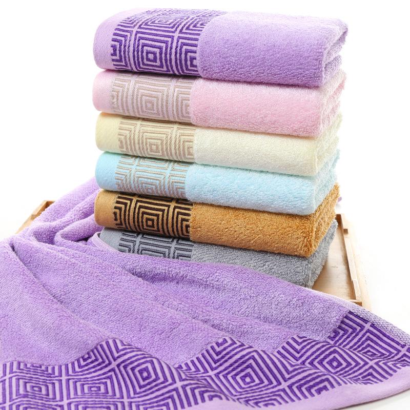 Soft Absorbent Towel with Large Back Lattice