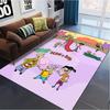 Ed, Edd n Eddy Teppich für Wohnzimmer Schlafzimmer Zuhause Sofadekoration, Kinder Spielteppich rutschfest