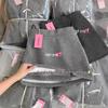 Women's Gray Wool Blend High-Waist A-Line Petite Short Skirt - Autumn/Winter Hip-Hugging, Anti-Exposure Design.