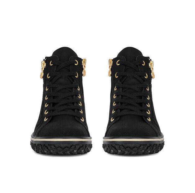 Rieker Z4263-00 Black Ankle Boots