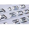 ABS 3D chrome lettering for car, rear trunk emblem,  stickers for Mercedes Benz A180, A200, A260, W176, W177