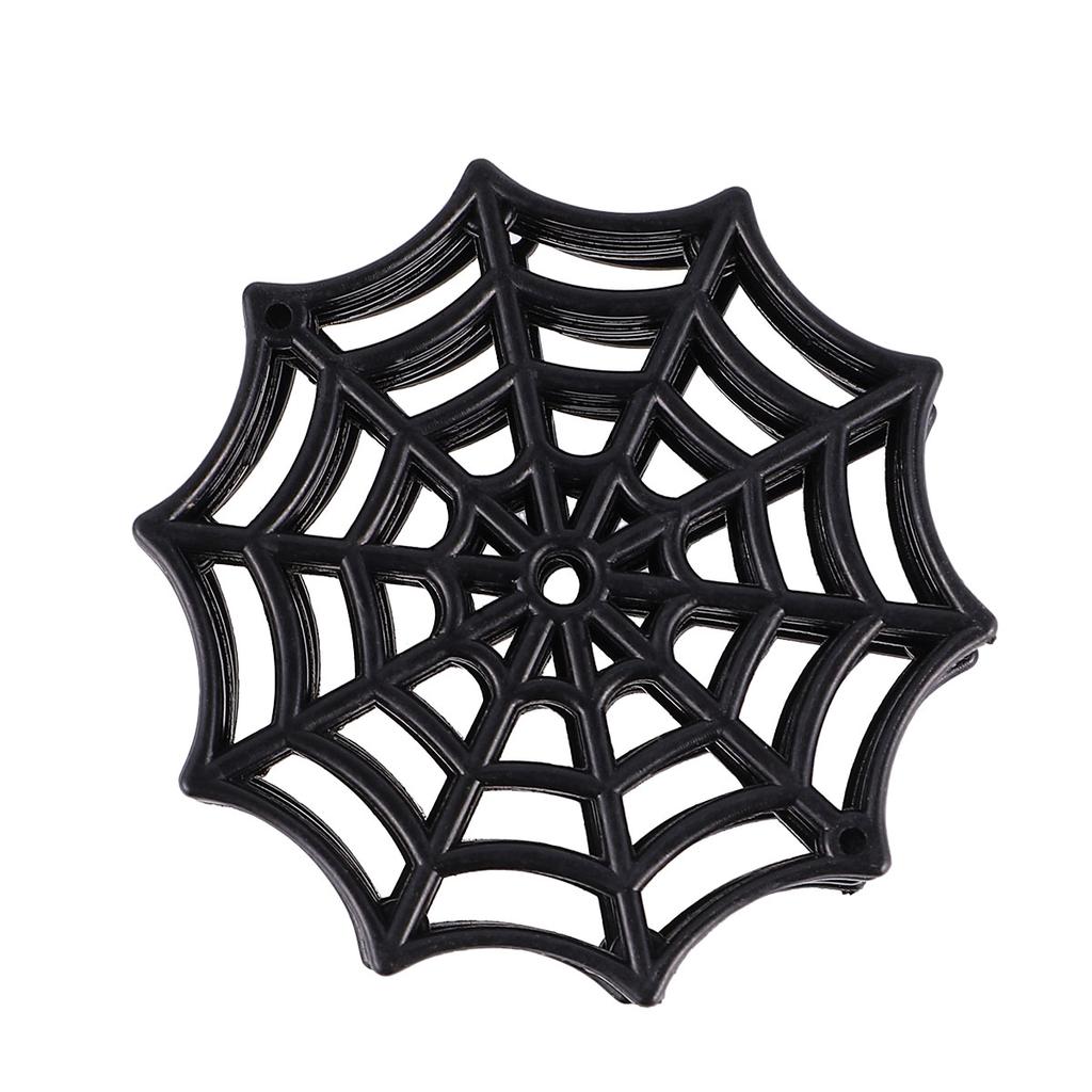 50pcs Halloween Decor Spider Web Plastic Cobweb Artificial Spider Web Holiday Accessories for Halloween Scene Decoration Props