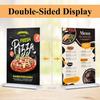 Xiaomi 4Pcs Clear Table Acrylic Sign Holder Stand Plastic Picture Paper Card Flyer for Restaurant Menu Desktop Organizer