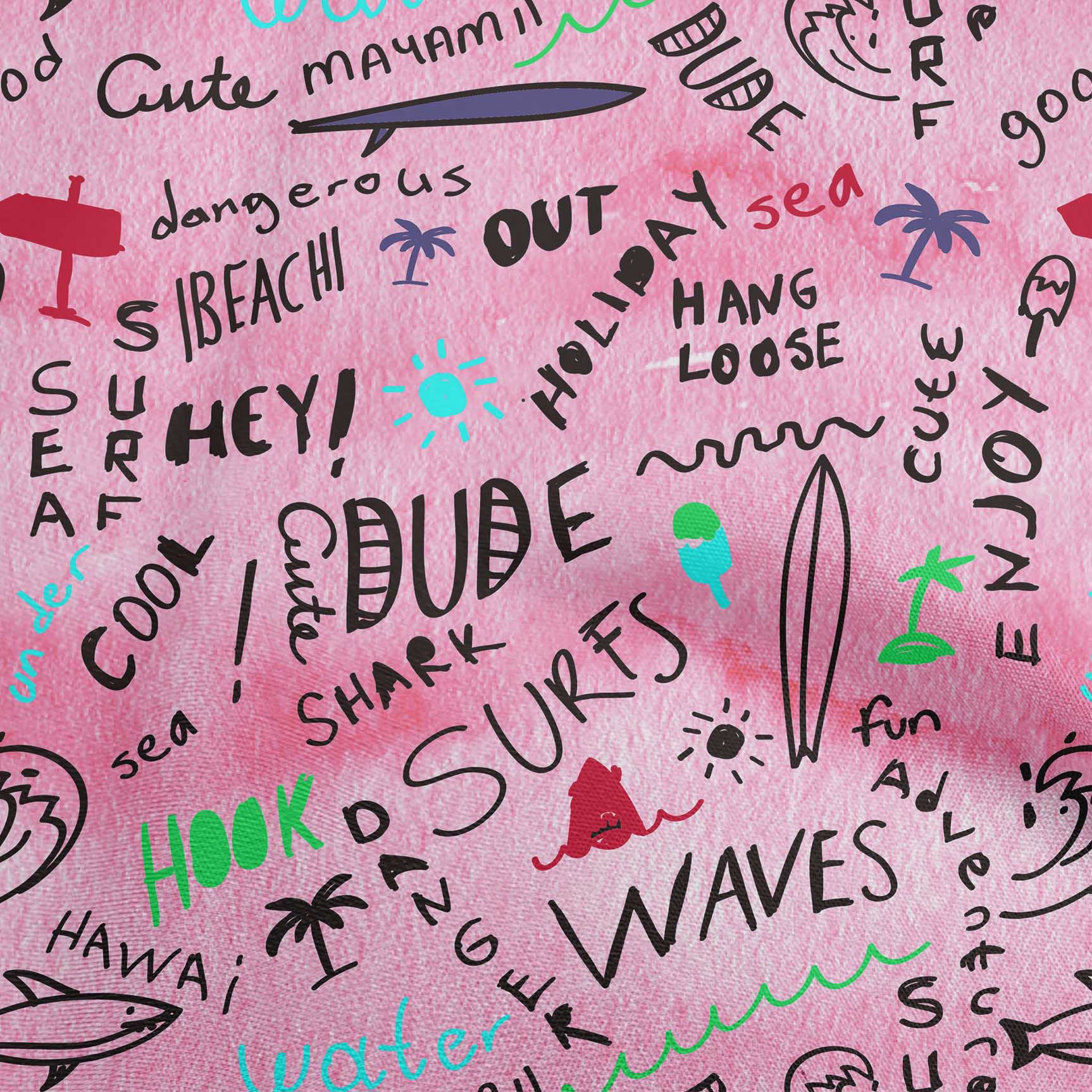 

OneOone Cotton Flex Light Blue Тканина для пляжу Одяг своїми руками Тканина для стьобання Тканина з принтом на двір 40 дюймів 42 Inch Wide - Viscose Chiffon рожевий