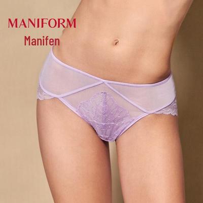 Maniform Damen Spitzen-Mid-Low-Waist-Slip