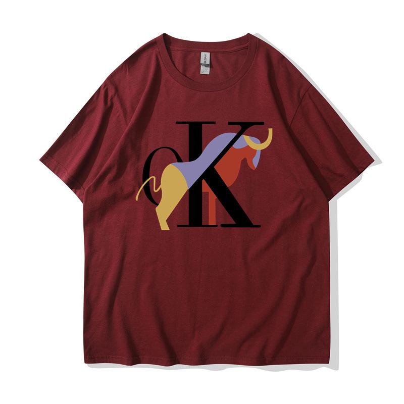 Summer Fashion Women's Letter Printed Short Sleeved Round Neck T-shirts