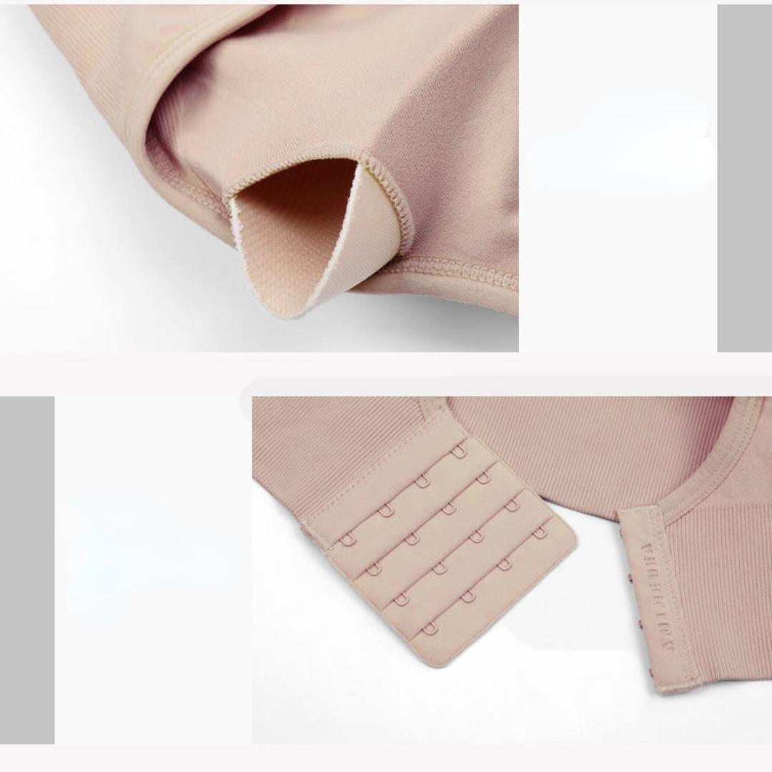 Спортивный бесшовный бюстгальтер больших размеров — фото 9