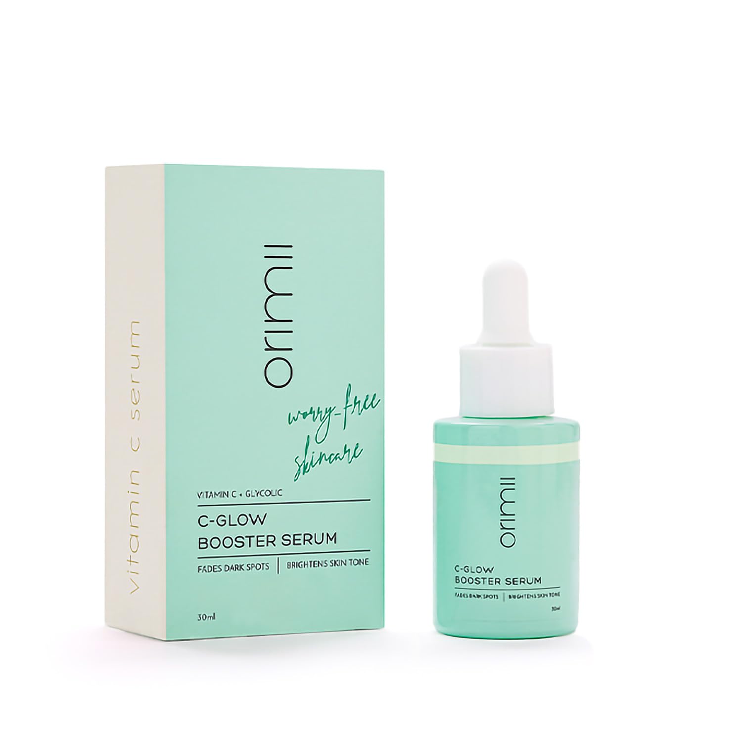 

Orimii C-Glow Booster Serum 30ml Pack of 1 | 3% Vitamin C Brightening Face Serum with SPF 15 for Hydrated Even Skin Tone