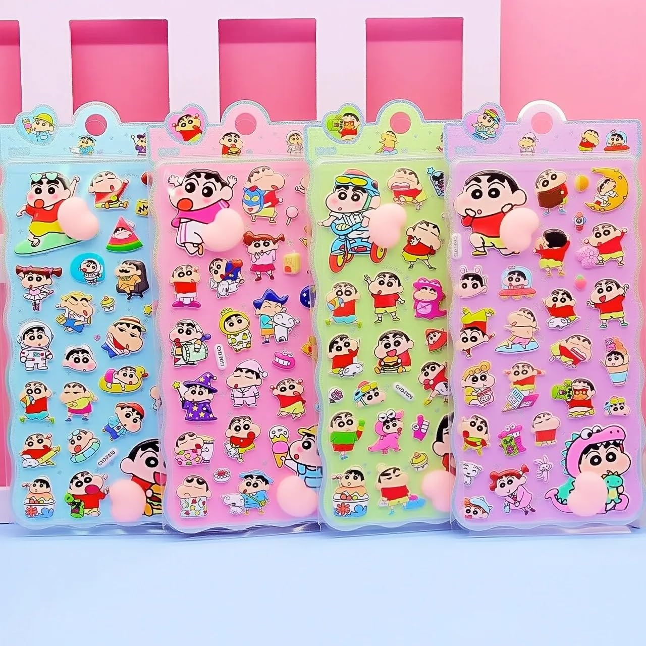 Набор из 4 шт. Honlackfu Сквиши-попа и Сквиши-стикеры для Книги стикеров и Альбома для взрослых, Декоративные стикеры, 3D, Милые, Пушистые, Мягкие, Декор, Дети, Девочки,