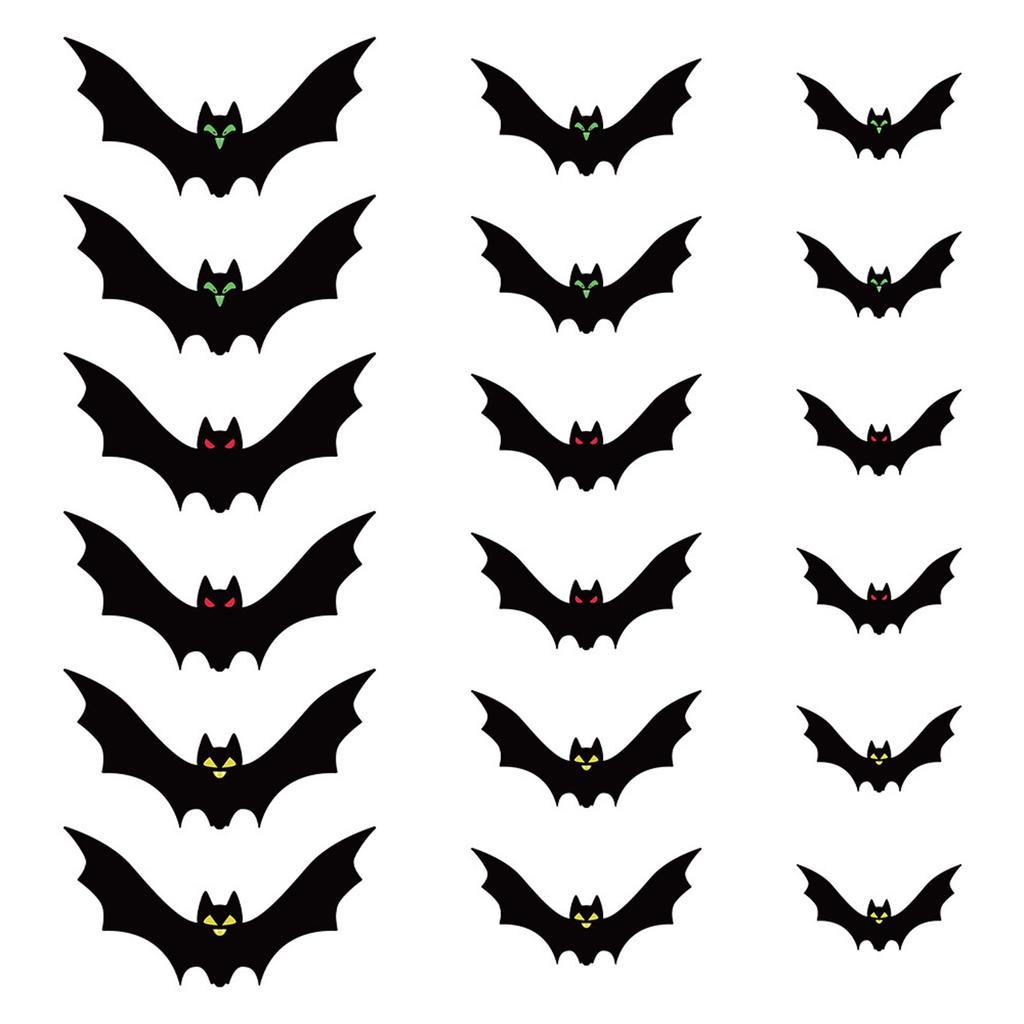 Paper Bat Decorations Ceiling Hanging Ornament Festival Decoration for Door Window Wall Indoor and Outdoor Use