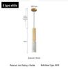 Nordic Minimalist Marble Pendant Light for Bedroom or Bar