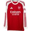 Arsenal 25-26 Hjemme Drakt Fanversjon Slim Fit Rund Hals Mote Sport Langermet Fotballskjorte Unisex Topper Rød JI9536
