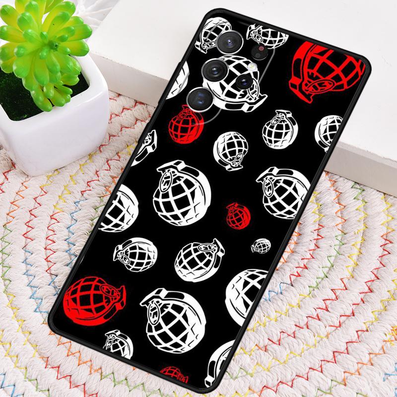 

Weapons Hand Grenade TPU Phone Case For Samsung Galaxy note 10 pro S26 S25 S24 S23 S22 Ultra Plus S21 FE S20 Shockproof Cover Galaxy S23 Ultra