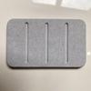 Diatomaceous Earth Soap Dish: Water-Absorbing Counter Rack and Draining Mat for Bathroom Toiletries.