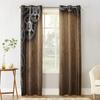 Gear Wood Board Texture Retro Luxury Home Curtains Modern Home Supplies Living Room Bedroom Custom Curtains