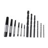 12 Pcs Practical Broken Nut Screw Extractor Bolts Studs Remover Tools Set with Drills