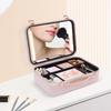 Portable LED Makeup Case with Mirror – Ideal for Home, Salon, and On-the-Go Cosmetic Storage