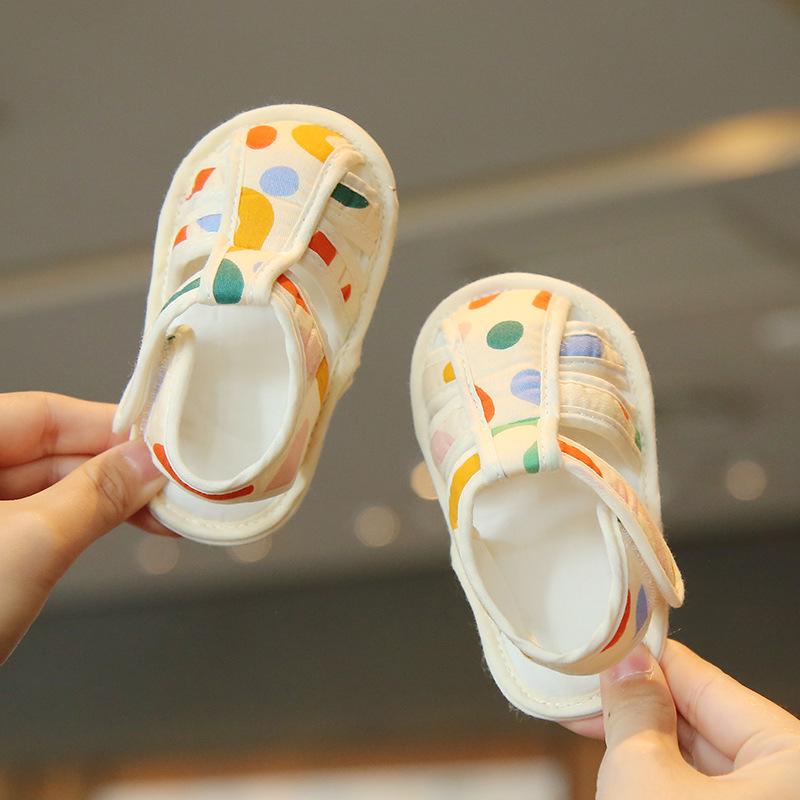 

Дышащие летние детские сандалии для ходьбы с мягкой подошвой, предотвращающей падения, для улицы 12cm for 5-9 months