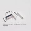 304 Stainless Steel Glass Clip Holder Heavy Duty Glass Clip Bracket For Tempered Glass
