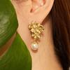 Gold Blossom Earrings