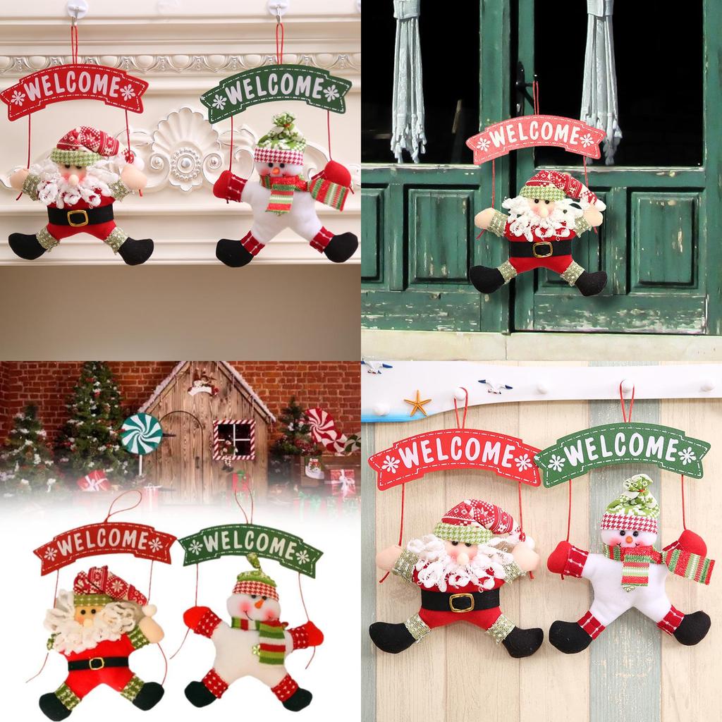 Charming Christmas Decorations With Festive Wreaths And Adorable Door Hangers For Holiday Cheer