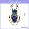 Insect With Rhinestones Alloy Animal Pin For Unisex Fashion Accessory
