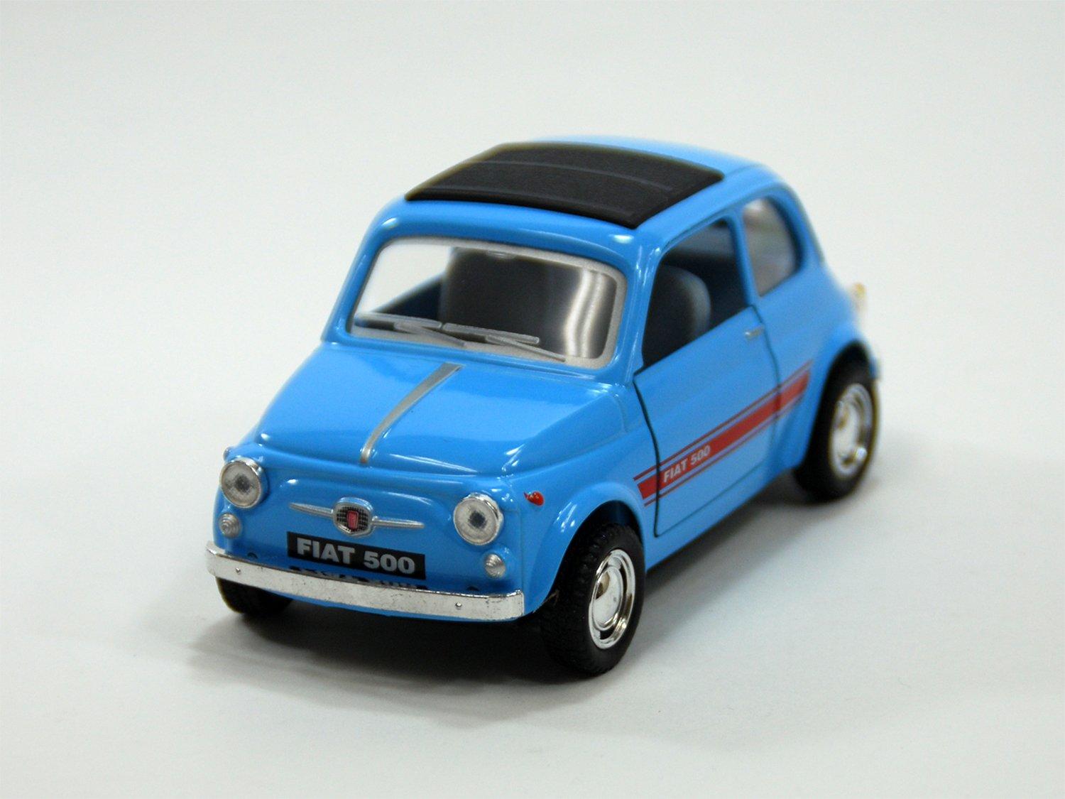 

KiNSMART Fiat 500 светло-голубой оконный ящик 124 200-520 светло-синий
