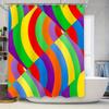 Colorful Shower Curtain: Vibrant Patterns For Bathroom Decor 72 X 84 Inches Water-Resistant Fabric Available In Multiple Sizes A