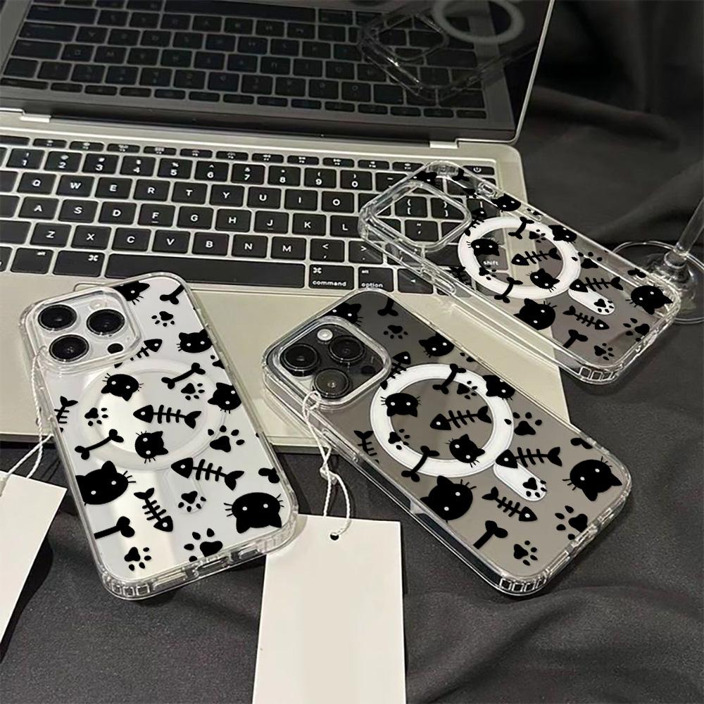 Magnetyczne etui na telefon dla iPhone 11 12 13 iPhone 13 14 15 Pro 15 16 Pro Max Samsung A15 A16 A25 A26 A55 A56 S25 S24 S22 S23 Ultra S25 Edge