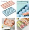 Ice Cube Tray Silicone Mold with Cover Square 14-cube Easy Release Ice Cube Molds Summer Kitchen Bar DIY Iced Drink Maker Tools
