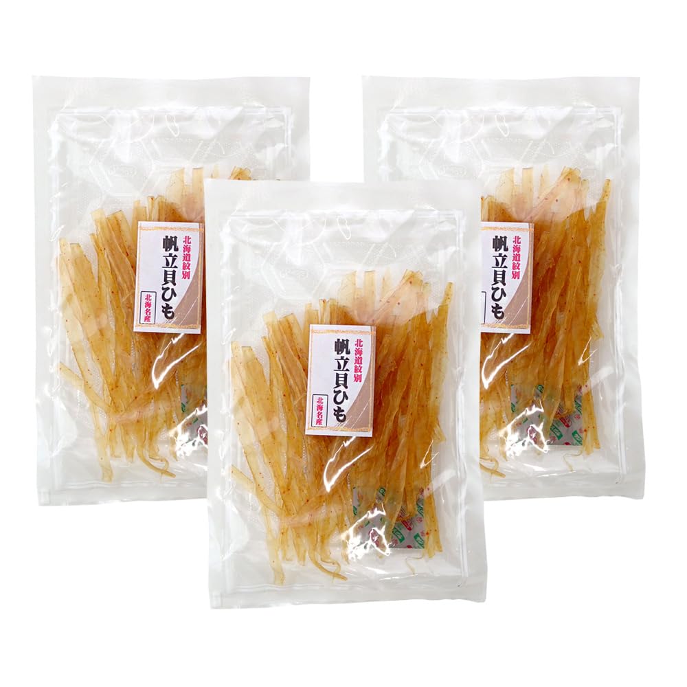 Dried scallop intestine 60g 3 bags stick-shaped delicacy mantle (snack side dish accompaniment alcohol tea time treat) ear snack