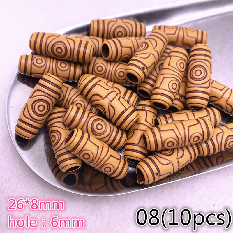 10-100pcs Imitation Retro Acrylic Beads for Jewelry Making DIY Children Handmade Bracelets Necklace