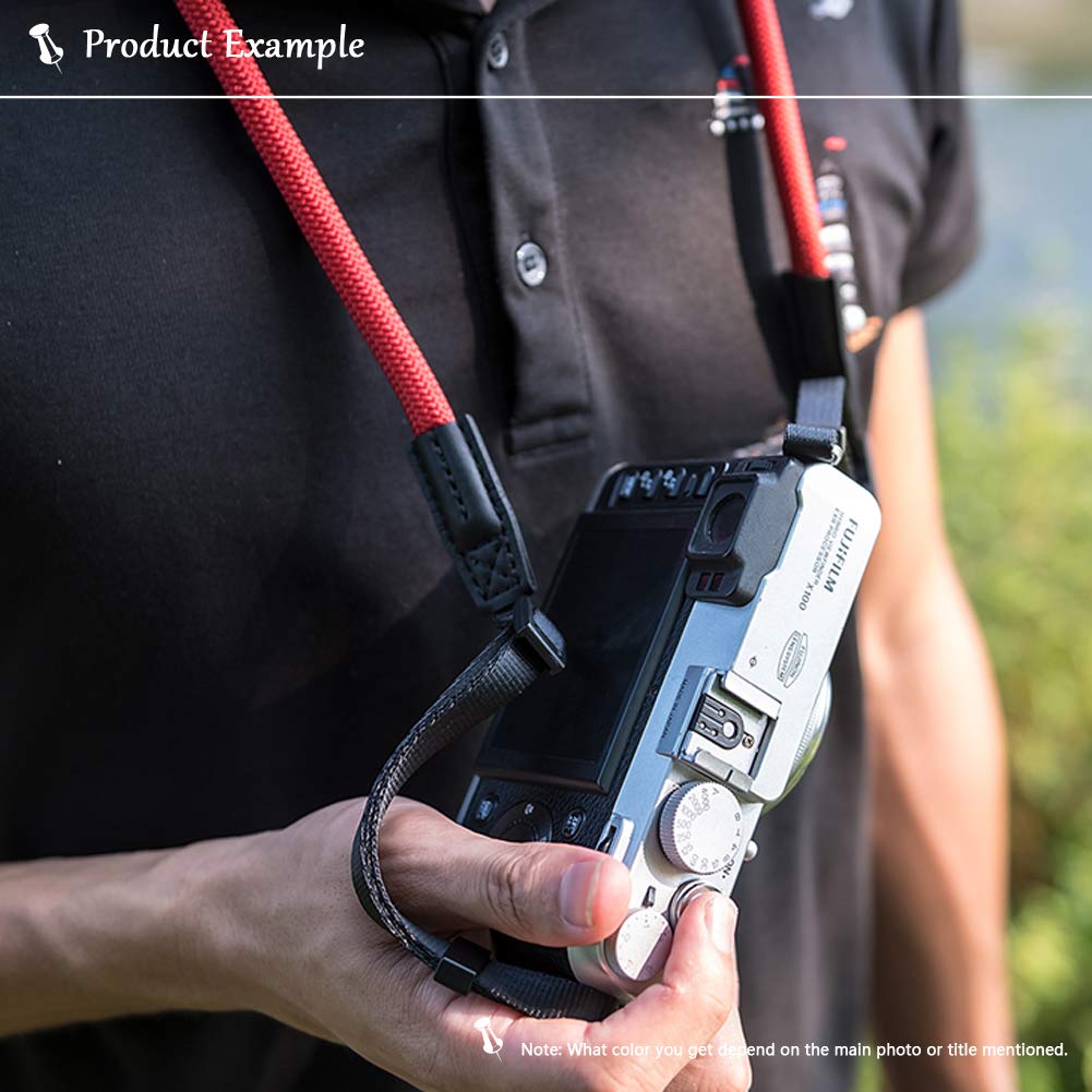 VKO Camera Neck Climbing Rope Shoulder Adjustable Length for Cameras Strap, Strap, 80-135cm SLR/Mirrorless/Compact (Green)