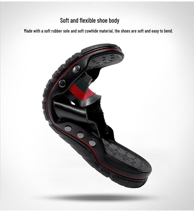 Pantofole da Uomo Estive 2025, Taglia L, Casual, Slip-On: Sandali da esterno con suola morbida