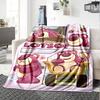 Toy Story Lotso'S Adventures Flannel Blanket Super Soft Warm Cozy Blanket For Sofa Bed Office Travel Allseason Home Decor Gift